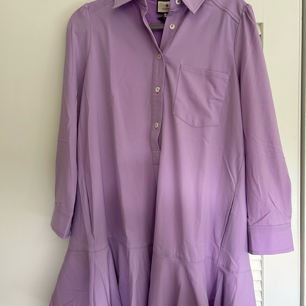 Tuckernuck Lavender Callahan Shirt Dress NWT